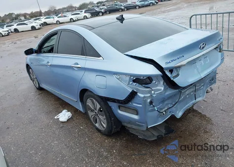 2015 Hyundai Sonata Hybrid Limited z USA, uszkodzony, nr VIN KMHEC4A42FA123755